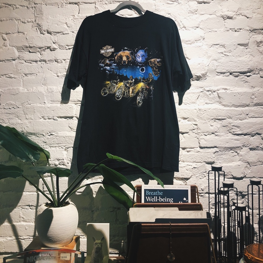 Mens Vintage Harley Davidson Graphic Tee
